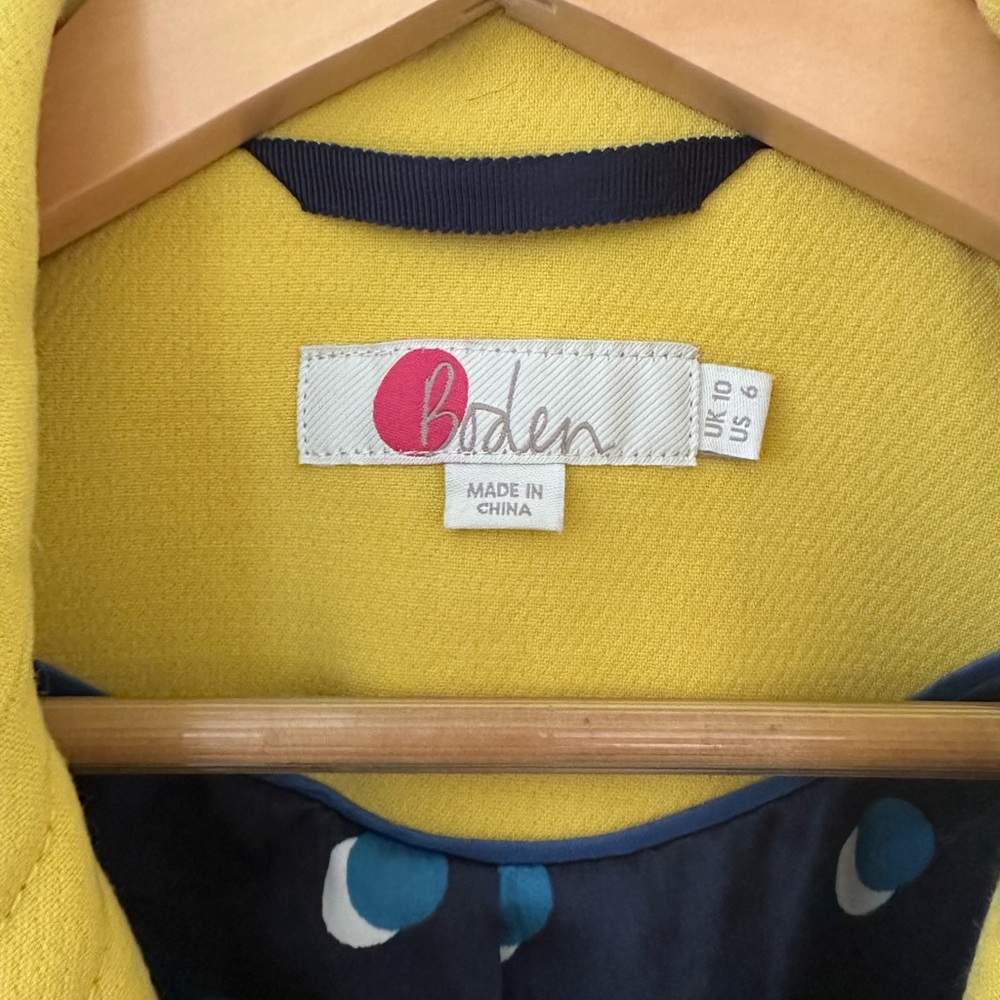 Boden yellow jacket - Picture 2 of 5